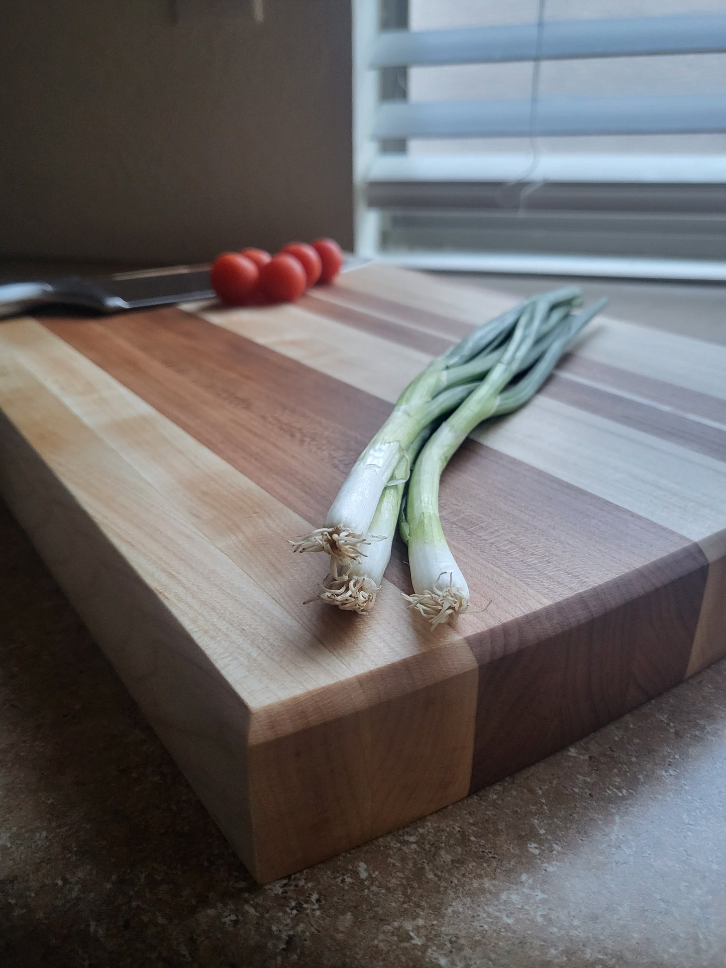 "Iris" Butcher Block Style Cutting Board