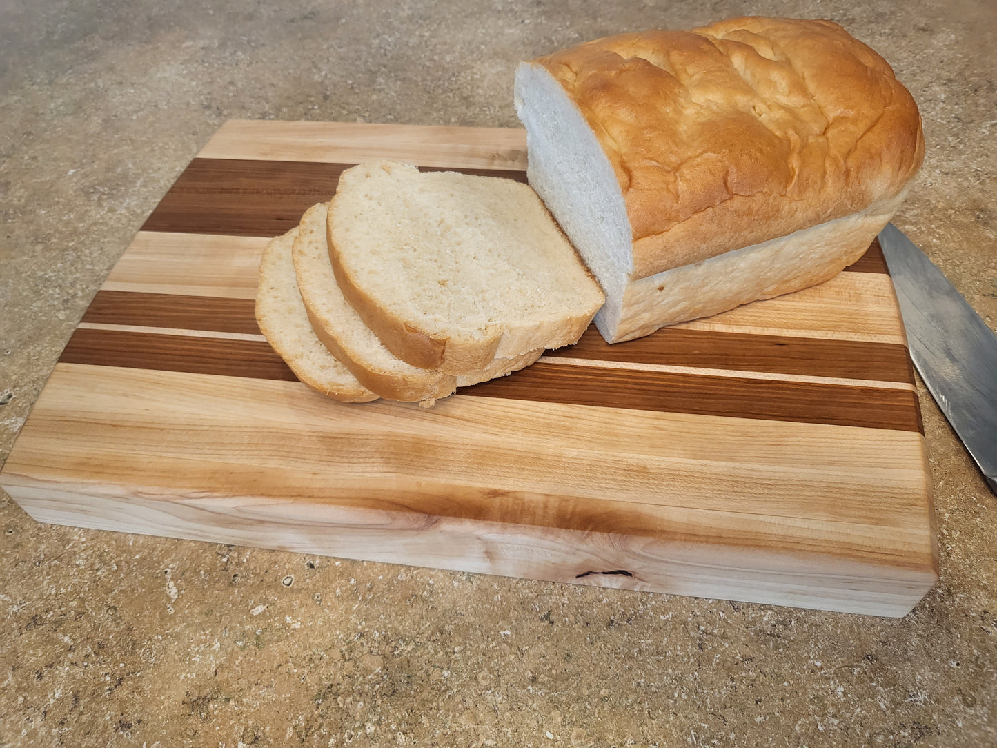 "Iris" Butcher Block Style Cutting Board