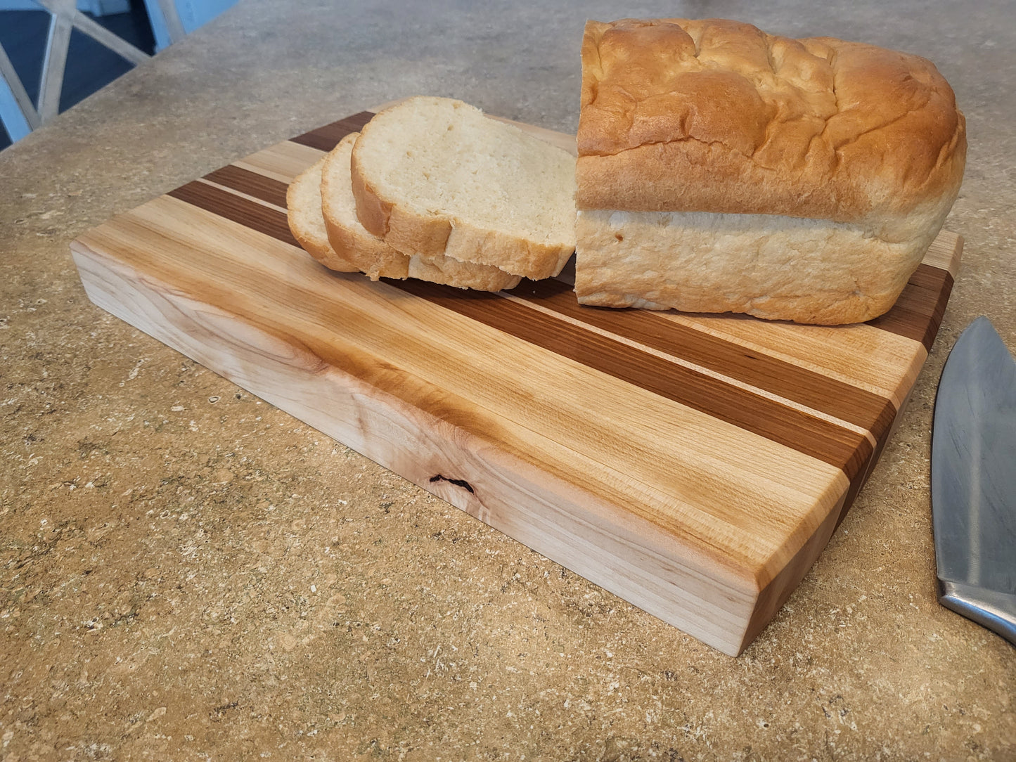 "Iris" Butcher Block Style Cutting Board