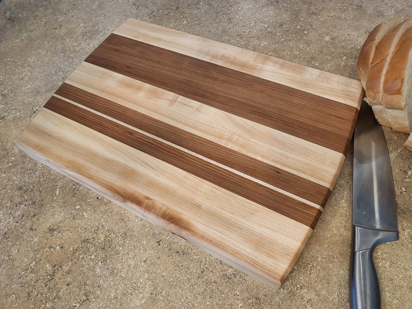 "Iris" Butcher Block Style Cutting Board