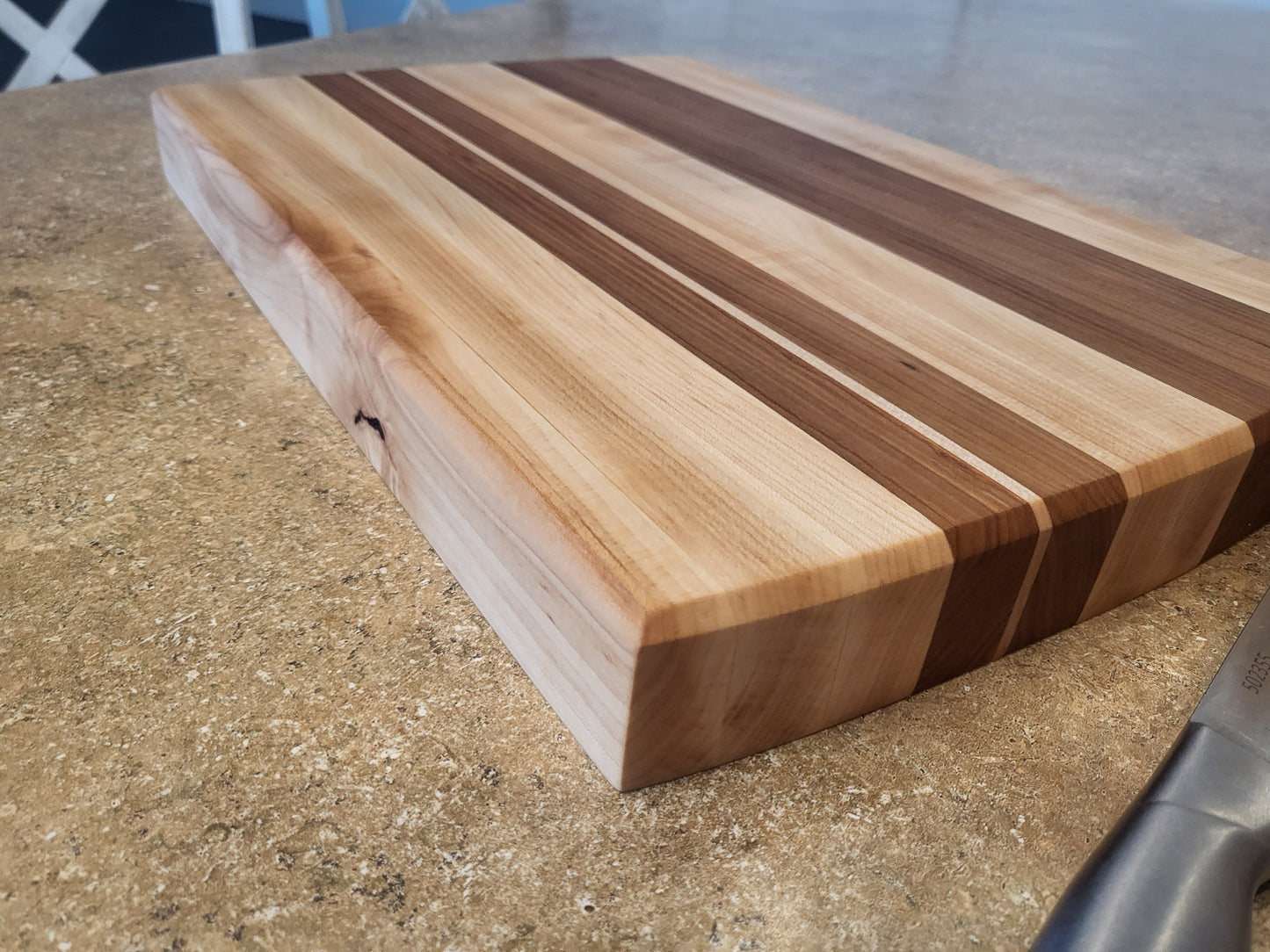 "Iris" Butcher Block Style Cutting Board