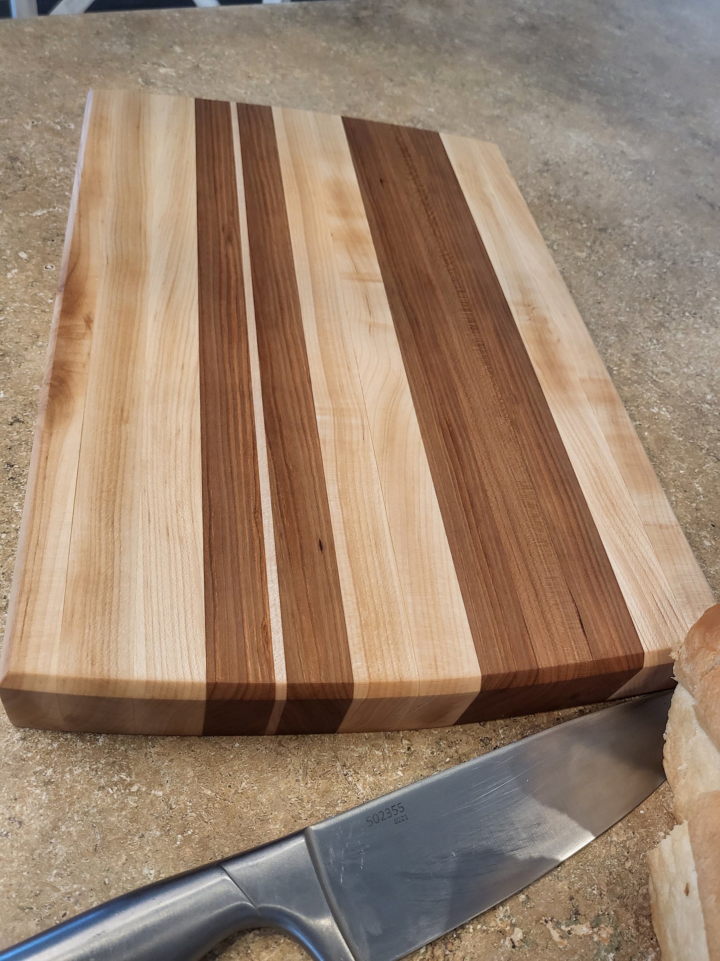 "Iris" Butcher Block Style Cutting Board